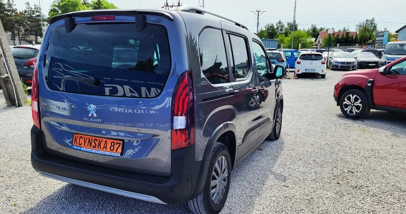 Peugeot Rifter cena 85900 przebieg: 58244, rok produkcji 2018 z Gościno małe 407